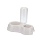 Double Feeder Automatic Water Drinking Pet Dog Cat Fountain And Stainless Steel Food Bowls Design For Dogs Cats