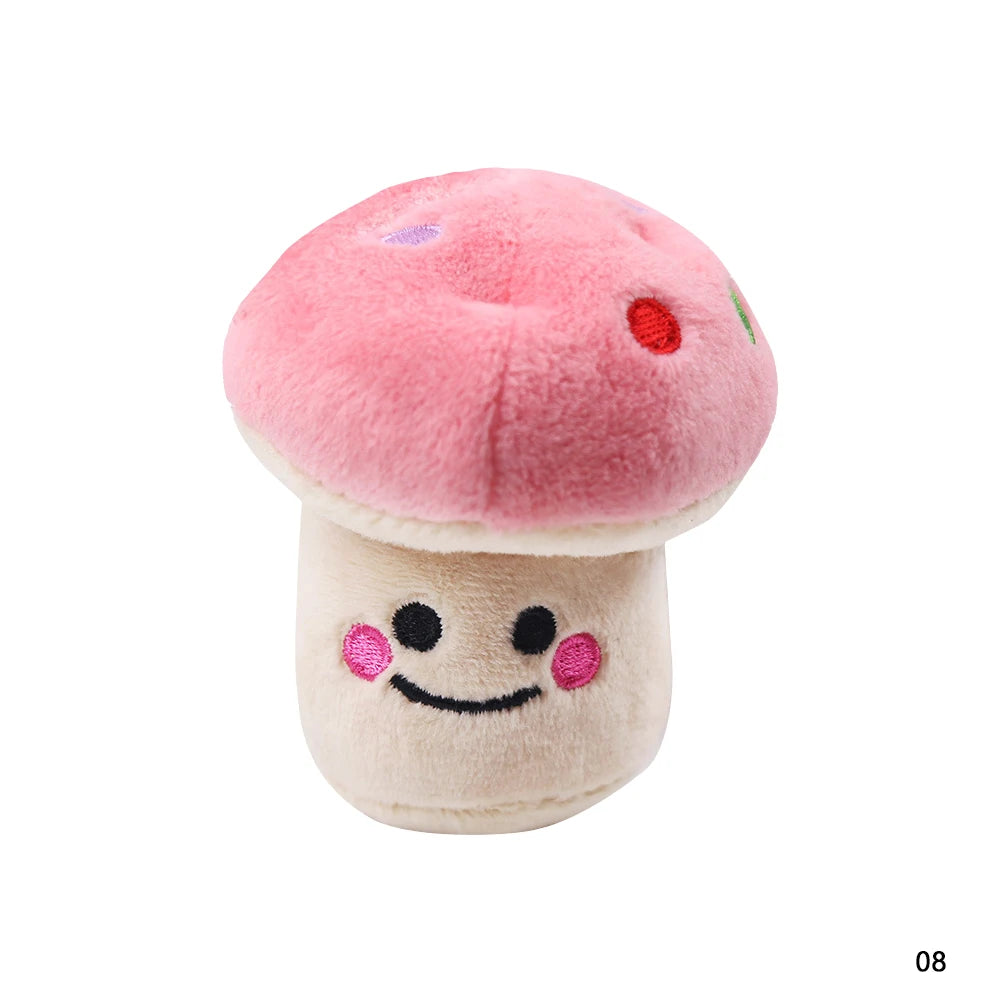 1Pc Pet Toys Fruit Animals Cartoon Dog Toy Stuffed Squeaking Cute Plush Puzzle for Dogs Cat Chew Squeaker Squeaky Toy