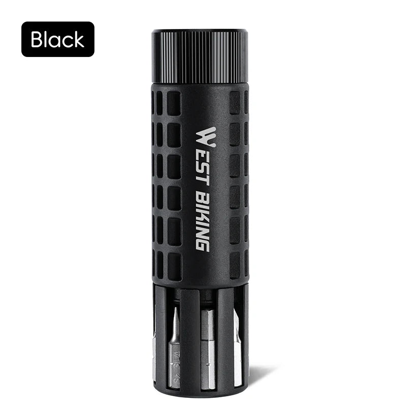 WEST BIKING Mini Ratchet Wrench Vacuum Portable Tubeless Tool Set Bicycle Motorcycle Emergency Multitool Tire Repair Kit E-Bikes