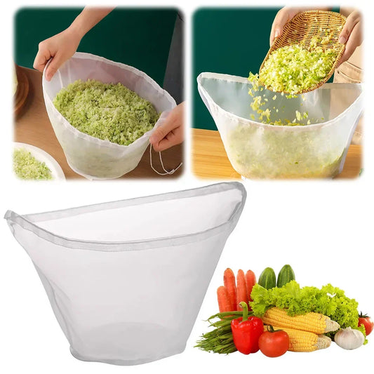Soy Milk Bag Reusable Mesh Strainer Bag Multi-Function Brew Filter Bag Fine Mesh Food Strainer Bag for Cheese Making