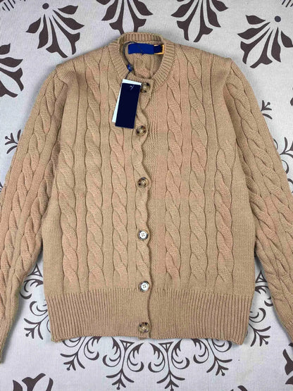 2025 New Women's Coat Long Sleeve Single Breasted Stand collar Knitted Sweater Autumn/Winter Short Coat ﻿