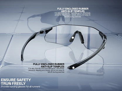 KAPVOE New Outdoor Cycling Sunglasses Glasses Road Bike Cycling UV400 Eyewear Men Women Bicycle Sports Hiking Running Glasses