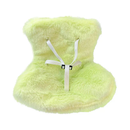 Soft Mini Plush Doll Safety Seat Kawaii Labubu Idol Kpop Doll Plush Seat Car Air Aromatreatment Decoration Car Ornament Gifts