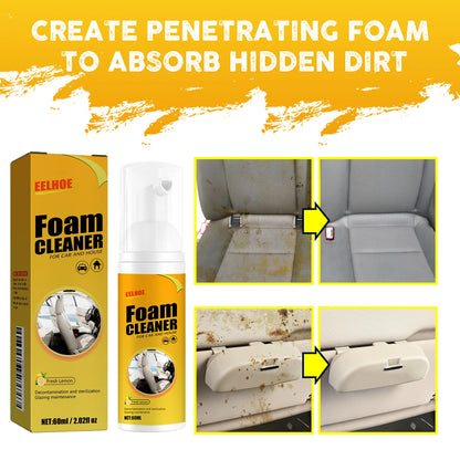 30ML Car Steering wheel foam cleaner Interior Leather Foam Cleaner Seat Clean Car Interior Strong Decontamination Automobile