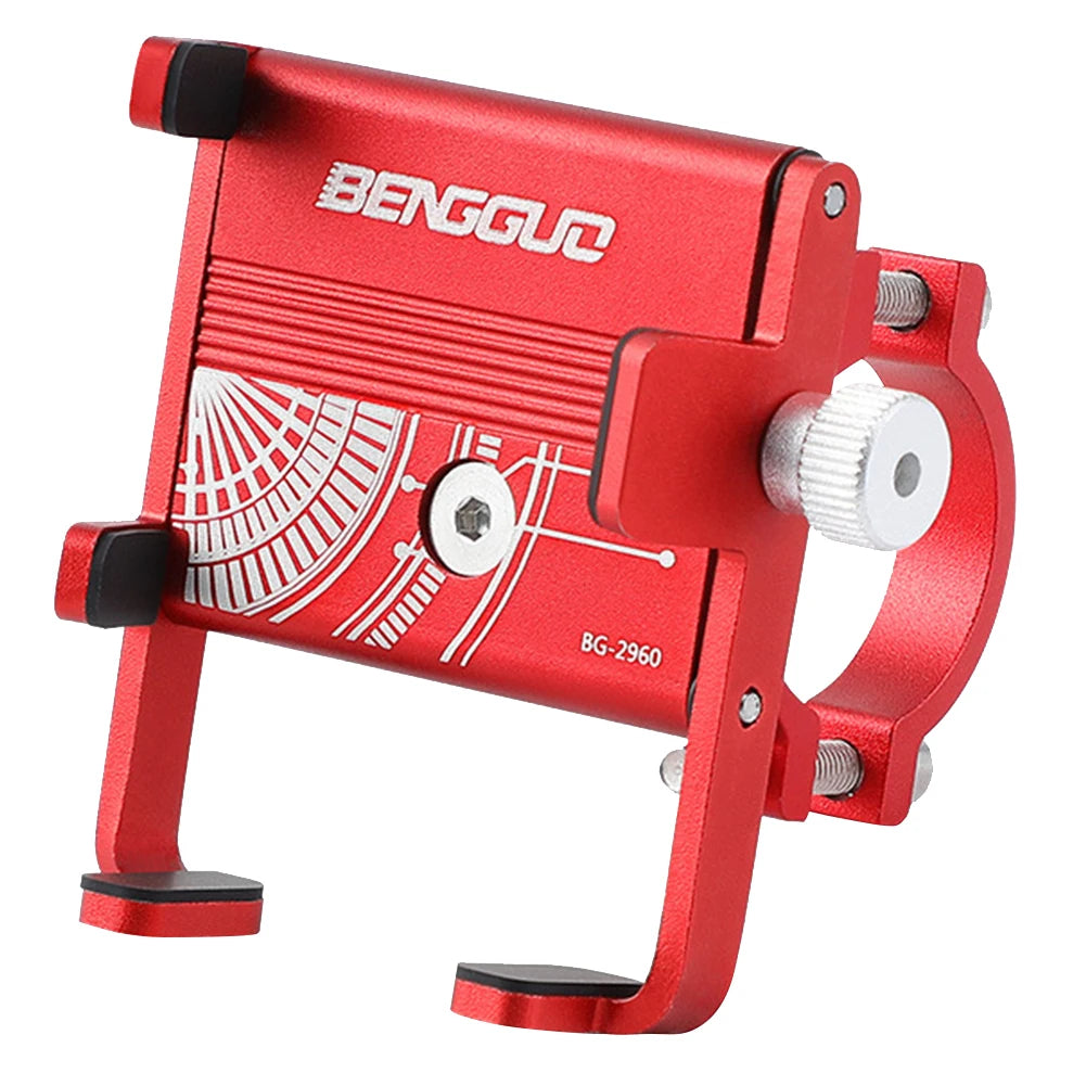 Bicycle Phone Reliable Mount One-Hand Operation Bike Phone Stand Shockproof MTB Phone Mount Stand for 50-95mm Width Mobile Phone