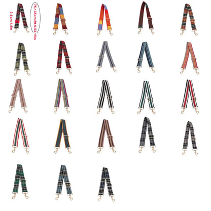 Handbag Shoulder Bag Strap Replacement Wide Crossbody Belt Handcraft Adjustable for Messenger Accessory red green