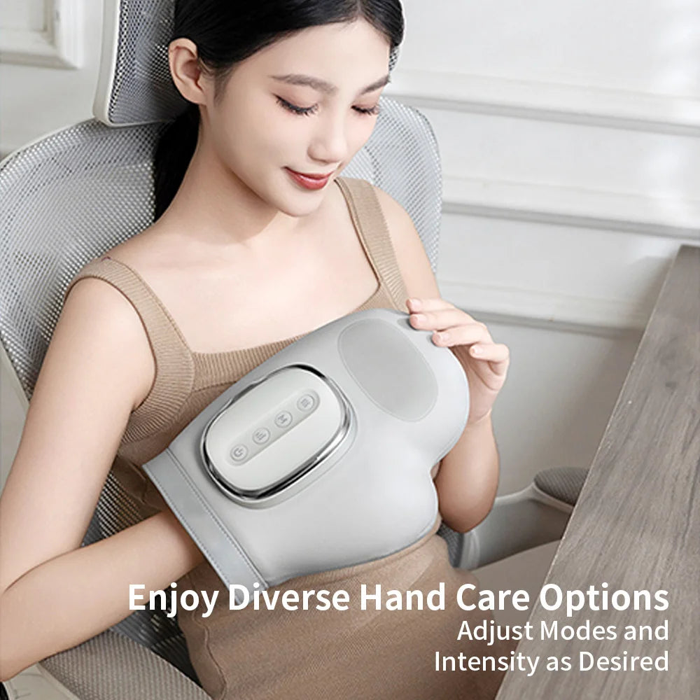 Intelligent Hand Massager with Heat Compression Therapy, Pain Relief Glove, Arthritis & Wrist Carpal Tunnel Neuropathy Circulat