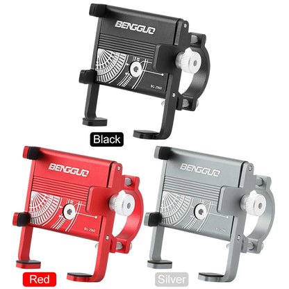 Bicycle Phone Reliable Mount One-Hand Operation Bike Phone Stand Shockproof MTB Phone Mount Stand for 50-95mm Width Mobile Phone