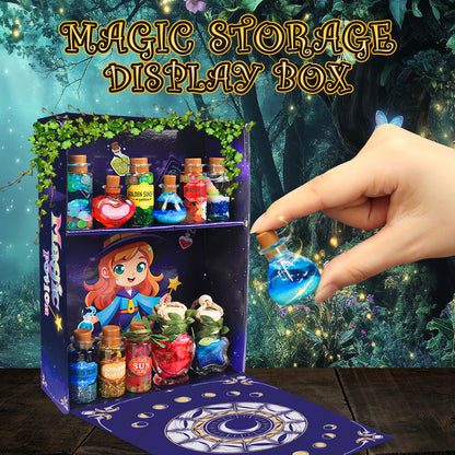Fairy Magic Potions Kit Kids DIY Witch Glowing Spell Potion DIY Handmade Toys Science Experiments Kids Craft Kit Educational Toy