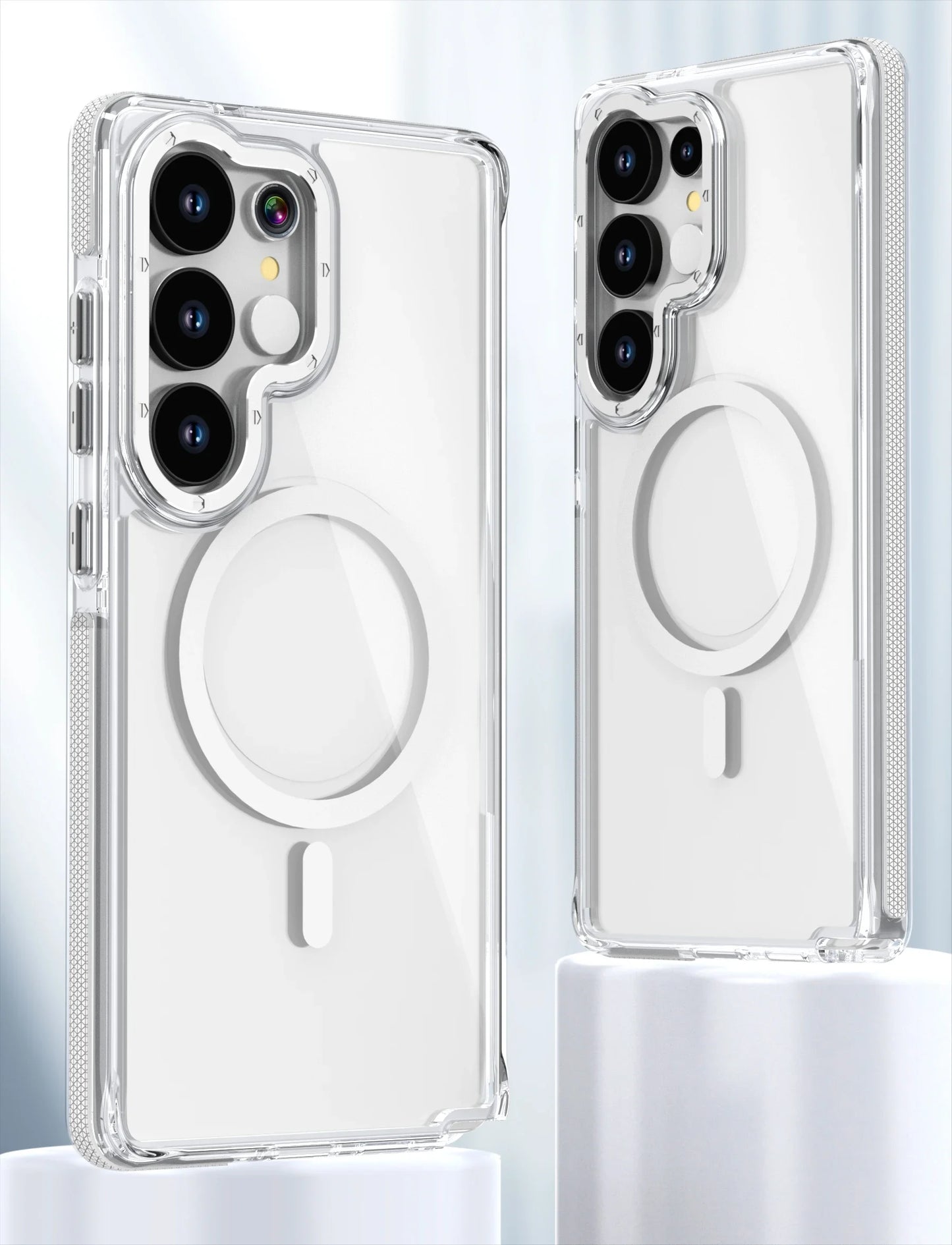 High Transparency  Magnetic Phone Case for Samsung Galaxy S25 S24 S23  Ultra S21 FE A56 A36 A26  A53 Magnetic Bracket Cover