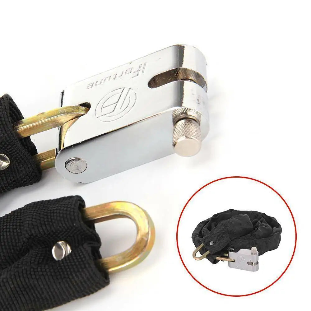 1.8M Heavy Duty Motorcycle Lock Anti-theft Bike Lock Strength Security Lock Road Accessories Motorbike Steel Chain Lock Padlock