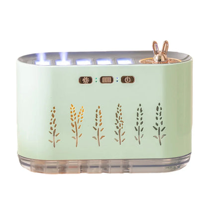 7 Colors LED Mist Humidifier Night Light Quiet Aroma Diffuser with 5 Nozzle Spray Cool Air Purifier Oil Diffuser for Home Office