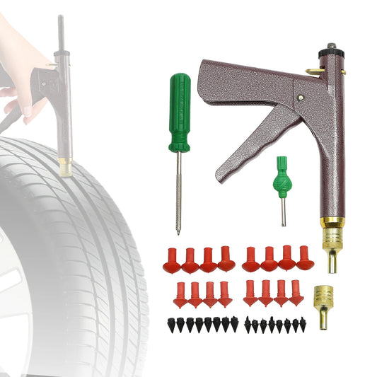 Car Tire Repair Kit Lightweight Puncture Plug Tool Tyre Puncture Emergency for Tubeless Tire Probe Tool Repair Toolbox