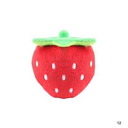 1Pc Pet Toys Fruit Animals Cartoon Dog Toy Stuffed Squeaking Cute Plush Puzzle for Dogs Cat Chew Squeaker Squeaky Toy