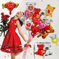 60in Standing Cute Love Teddy Bear-Shaped Balloon for Romantic Valentine's Day Proposal Wedding Birthday Party Decoration