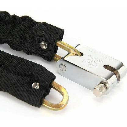 1.8M Heavy Duty Motorcycle Lock Anti-theft Bike Lock Strength Security Lock Road Accessories Motorbike Steel Chain Lock Padlock