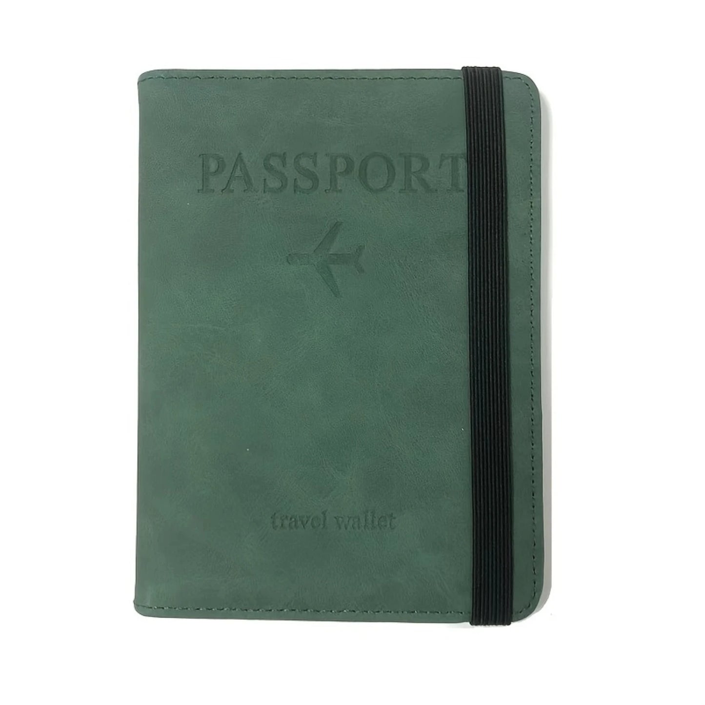 Frosted Fabric Strap Passport Holder with Large Capacity and Multiple Card Slots - Multi Functional Travel Document Bag in Vario