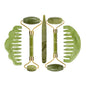 Natural Jade Roller Gua Sha Massage Set Guasha Board Comb Gouache Scraper Body Acupuncture Spa Facial Anti Aging Lifting Tools
