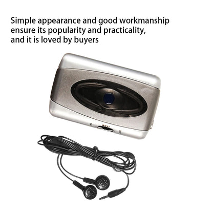 Sound Intensifier with Headphone Audio Loud-speaker Voice Microphone