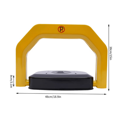 Remote Control Parking Lock Car Parking Spot Lock Auto Space Stall Barrier W/Alarm for Home/Commercial Use