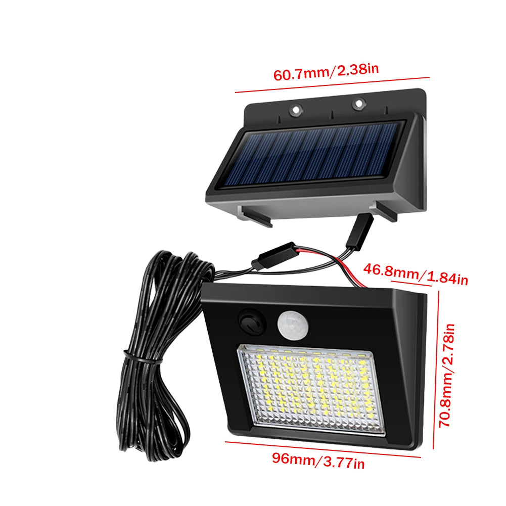 32/48 LED Split Solar Light PIR Motion Sensor Wall Light Solar Lamp Outdoor IP65 Waterproof Solar Countyard Garden Wall Lamp