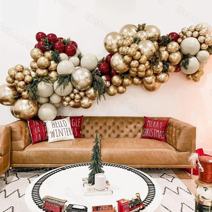 5/10/12/18inch Burgundy Balloons Wine Ruby Red Wedding Latex Balloons for Valentines Day Christmas Party Decor Helium Air Globos