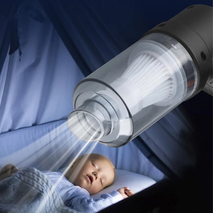 Portable Wireless Car Vacuum Cleaner 3500PA Wireless Vacuum Cleaner Dual Use Car Cleaner for Home Keyboard 120W Powerful Vacuum