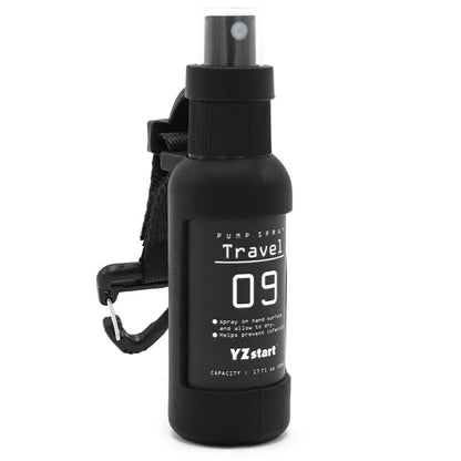 50ml Mini Fine Mist Spray Bottles Travel Bottle with Tactical Hook Strap Refillable Spray Bottle for Outdoor Camping for Liquid