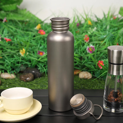 500-750ml Titanium Water Bottle Sports Kettle Leak-Proof Ultralight Water Bottle Tourism Sports Bottle Outdoor Sport Supplies
