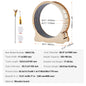 SucceBuy Wooden Cat Exercise Wheel Large Cat Treadmill Wheel for Indoor Cat Running Wheel with Detachable Carpet& Cat Teaser