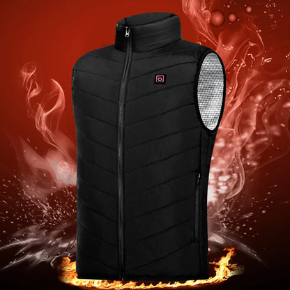 9 Areas Heated Vest Men Jacket Heated Winter Womens Electric Usb Heater mountain Jacket Man Thermal Vest Body Warmer Coat M-7XL