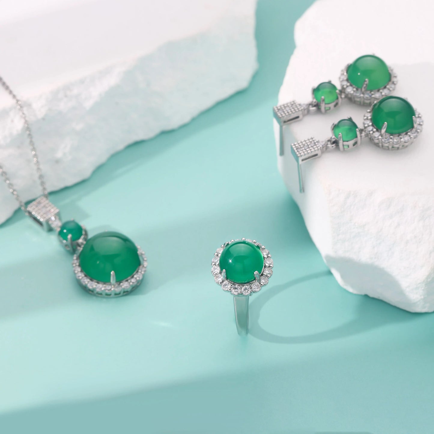 925 silver necklace bracelet set simple light luxury holiday birthday gift gift exquisite packaging gift box