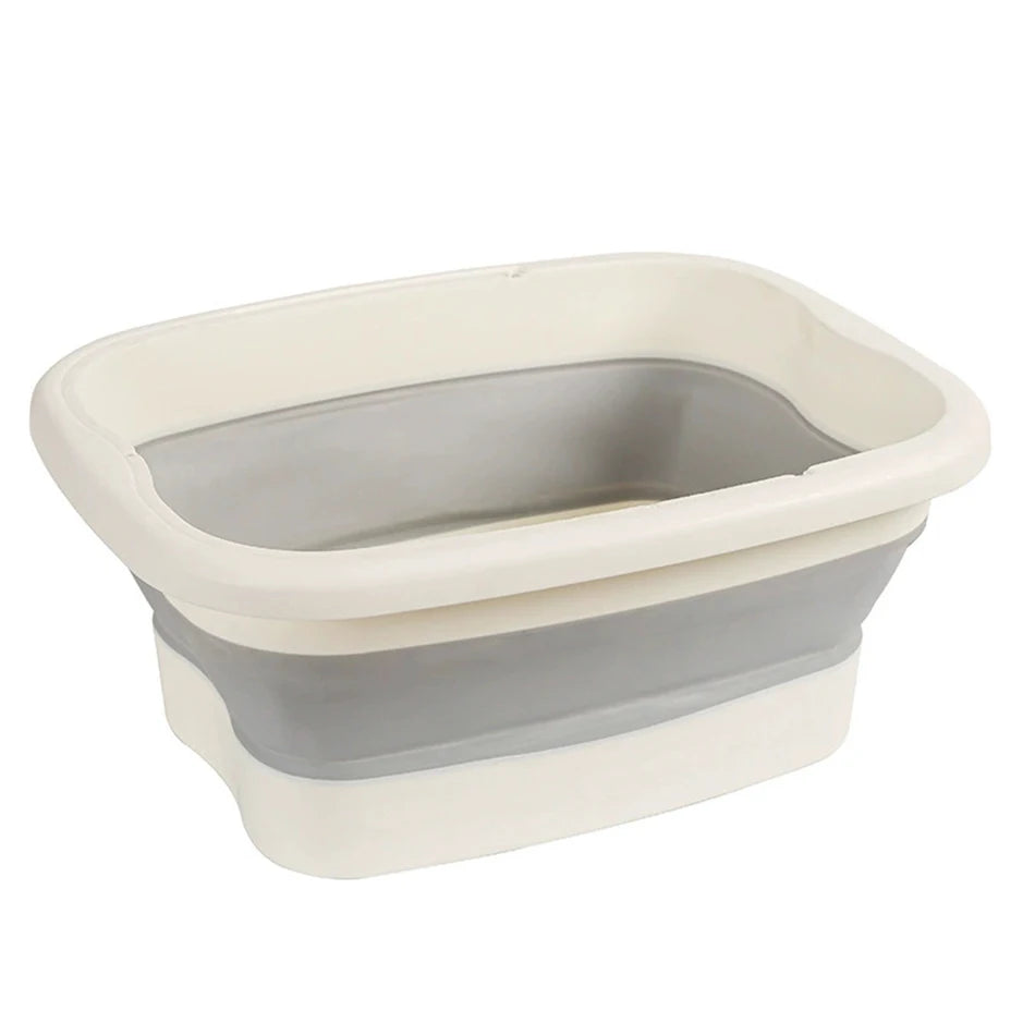 Portable Footbath Massage Bucket Easy To Store Foot Soaking Bath Tub Folding Basin for Winter warmth Relaxing and Pain Relief
