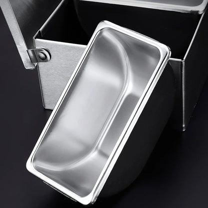 Ingredient Container With 6 Grids Kitchen Spice Box Set With Lid Stainless Steel Spice Container Fruit Box Food Container