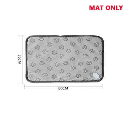 3Size Power-Off Protection Pet Electric Blanket Winter Warming Pad Cat Dog Heated Nest Waterproof Warmer Bite-Resistant Mat Bed