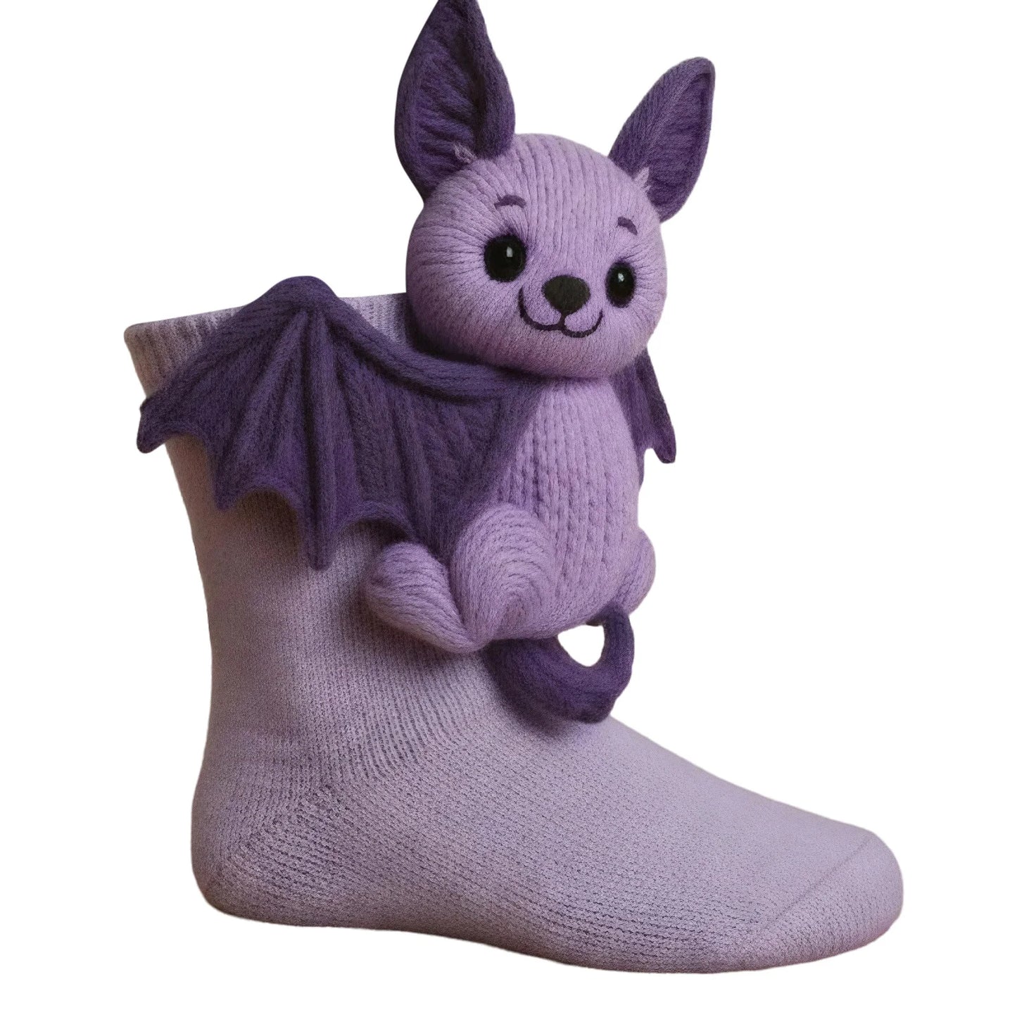 Crochet Animal Socks Breathable Hand Crocheted Plush Socks Moisture Wicking 3D Knit Warm Socks for Animal Lovers