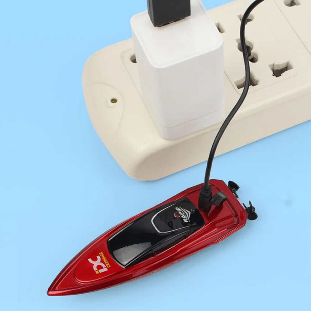 RC Boat Waterproof 2.4GHz Electric RC Speed Boat Remote Control Watercraft Ship Racing Model Toys for Children