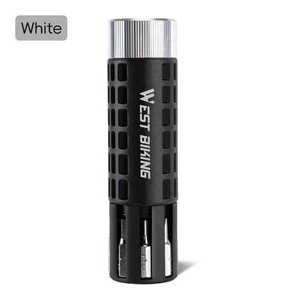 WEST BIKING Mini Ratchet Wrench Vacuum Portable Tubeless Tool Set Bicycle Motorcycle Emergency Multitool Tire Repair Kit E-Bikes