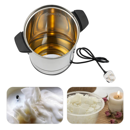 10L Wax Melter Electric Wax Melting Pot 304 Stainless Steel Wax Melting Equipment 1800W 220V-240V UK