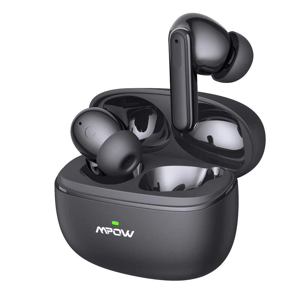 Mpow LX-10 Touch Screen Bluetooth 5.4 Earphones ANC Active Noise Cancelling Headphones In-ear Stem Touch Bluetooth Headphones