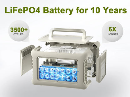 ALLPOWERS Solar Panel kit 100W 140W 200W Portable Solar Charger with Portable Power Station 600W  LiFePO4 Battery Generator UPS