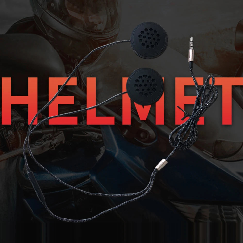 Motorcycle Helmet Headset Anti-interference Wireless Riding Headphone HiFi Wireless Stereo Earphone 3.5mm Port Music Earphone