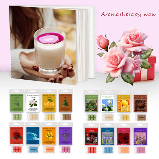 Colorful Wax Melts Cubes 8Packs Soys Scented Melts Cubes Handmade Soys Wax Wholesale Drop Shipping