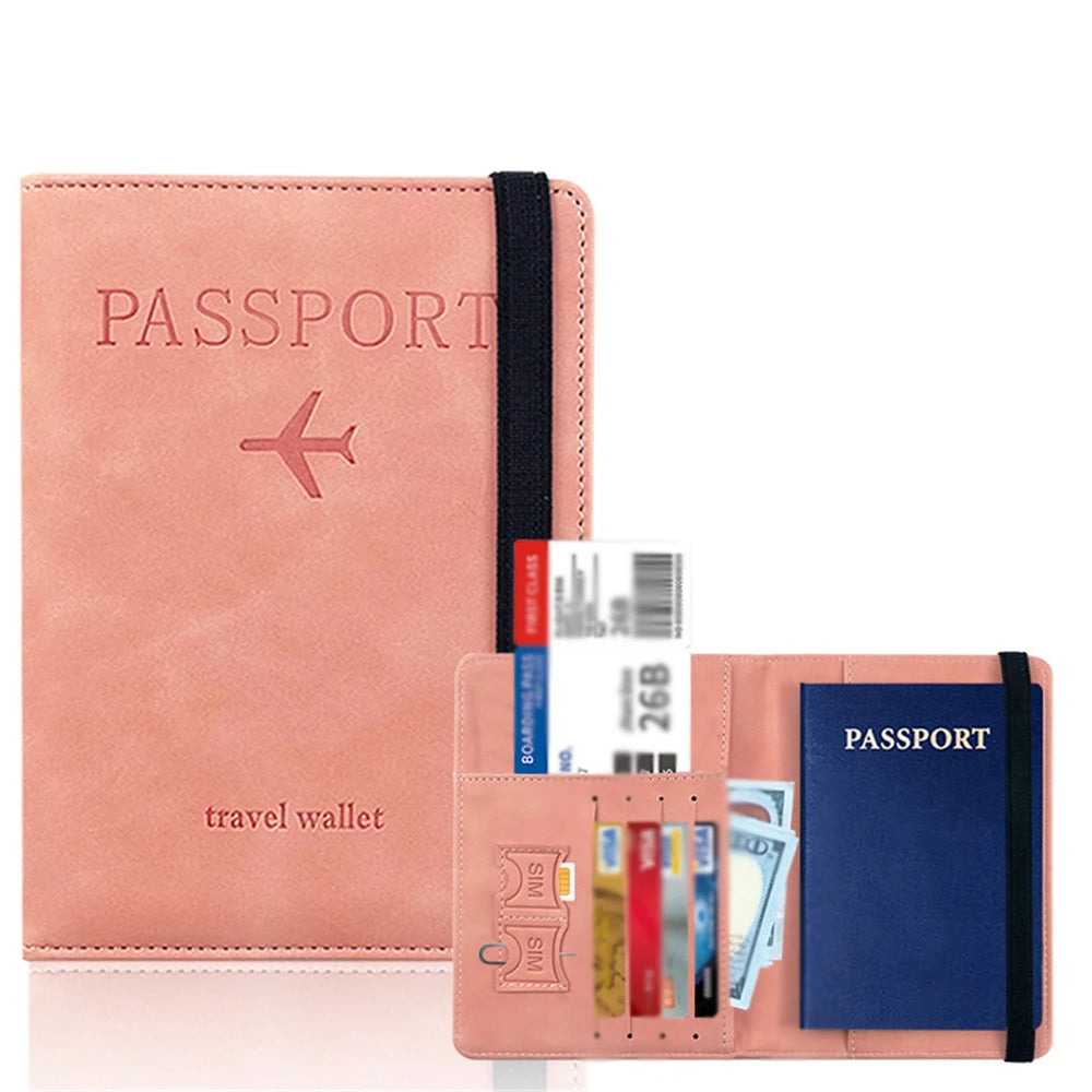 Credit Card Holder Passport Holder Passport Bag Travel Cover Case RFID Wallet