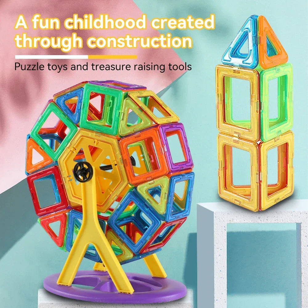 Magnetic Sheet Toy for Kid Educational Magnetic Building Block Assembly set Learning by Playing Games for 3+ Year Old Boys Girls