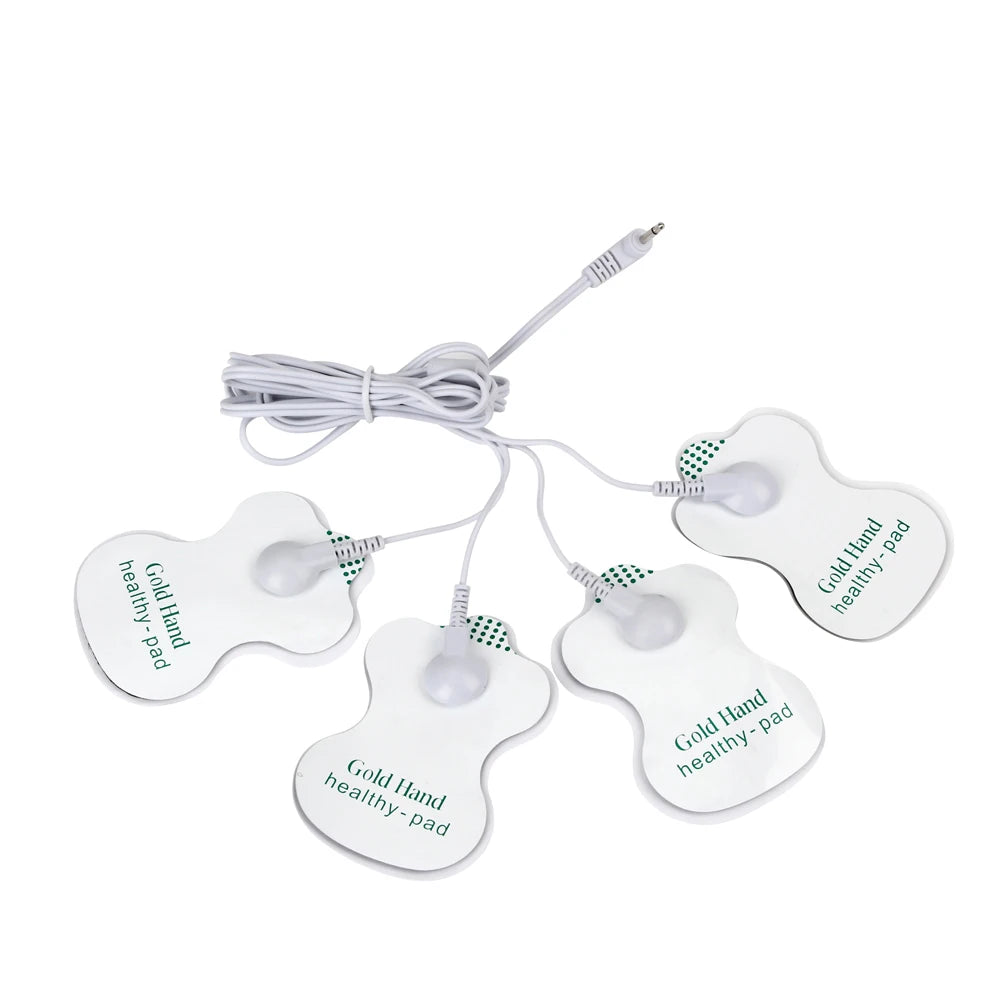 JR309 EMS Tens Massage Unit +16 Pads Russian Electrical Pulse Acupuncture Full Body Relax Muscle Massager Stimulator