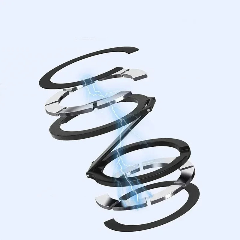 Mobile Phone Strong Magnetic Holder for Magsafe Double-sided Magnet Stand Portable Folding Ring Bracket for Xiaomi iPhone 14 15