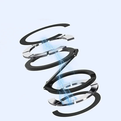 Mobile Phone Strong Magnetic Holder for Magsafe Double-sided Magnet Stand Portable Folding Ring Bracket for Xiaomi iPhone 14 15