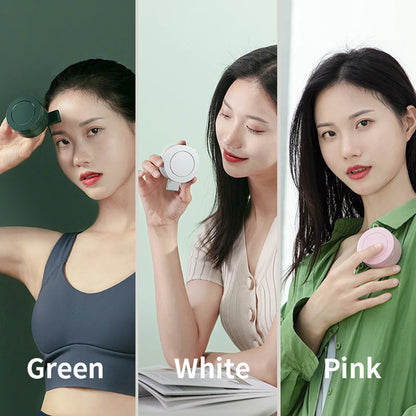 Mini Shirt Fan Wearable Handheld Fan Rechargeable Personal Body Fan for Outdoor Work Hiking Travel