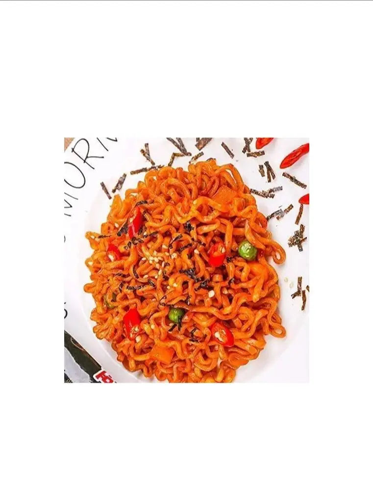 Samyang, Carbo Buldak Nuclear Fire Fried Super Hot Spicy Noodle, Pack of 40, 140g/pack